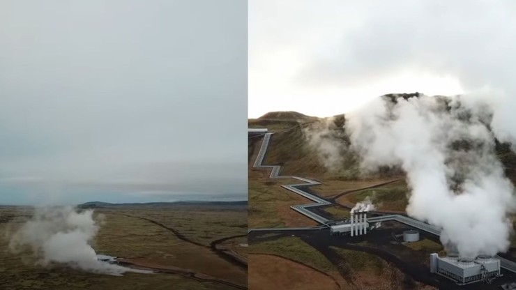 Islandia. Ruszyła "fabryka" zmieniająca CO2 w skałę. To największe tego typu urządzenie na świecie